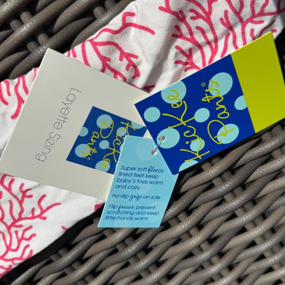 Kickee Pants Coral Print Zip-Up Footie - Size 6-9 months - NWT - Picture 6 of 16